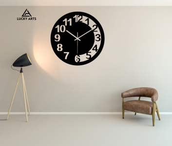 Modern Wall Clocks With Laser Cutting | Lucky Arts