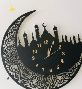 Moon Style Wall Clock | Lucky Arts