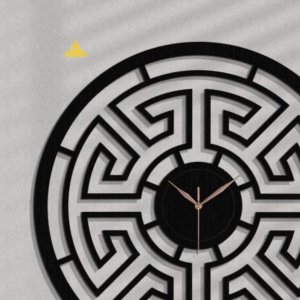 Geometic Style Wall Clock | Lucky Arts