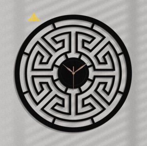 Geometic Style Wall Clock | Lucky Arts