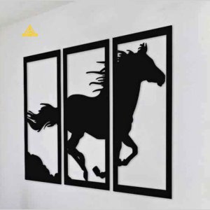 3 Piece Horse Wall Frame | Lucky Arts